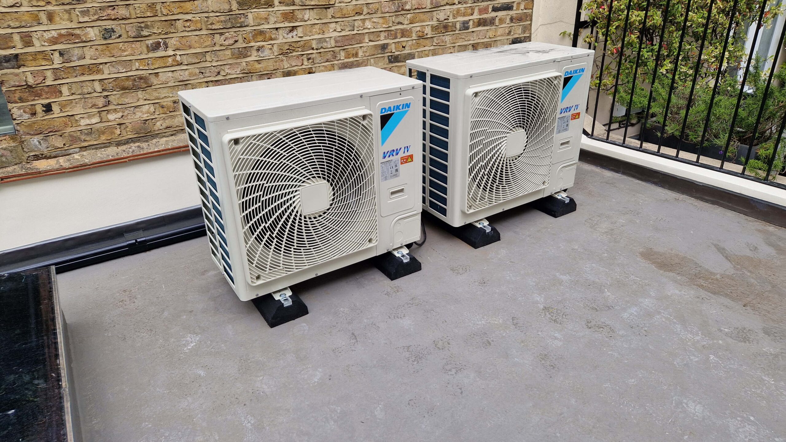 External Condenser Unit before Enclosure